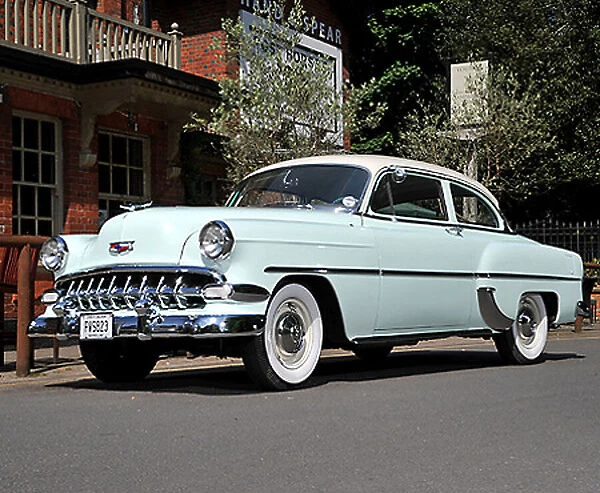 Chevrolet Delray 1954 Blue & white