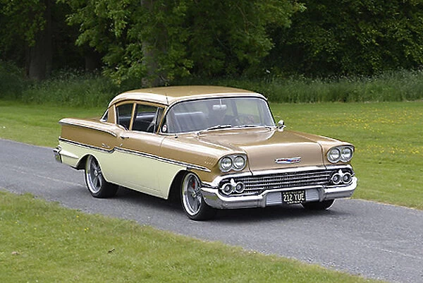 Chevrolet Delray, 1958, Brown, & cream