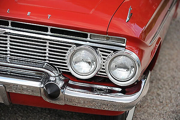 Chevrolet Impala Convertible 1962 Red & white