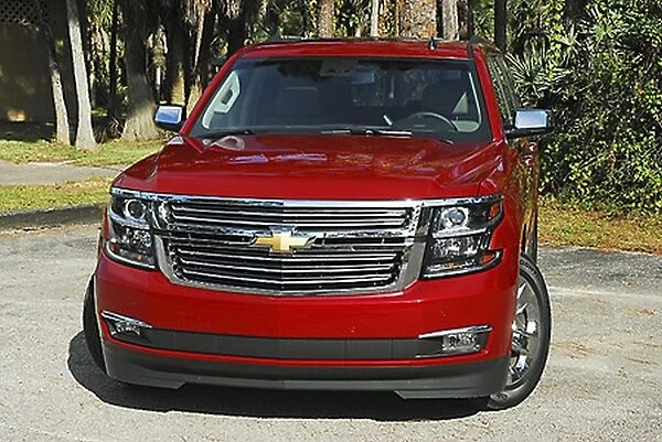 Chevrolet Suburban LTZ, 2015, Red