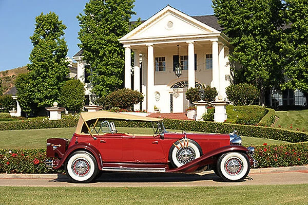 Chrysler Imperial CG Dual Cowl Phaeton, 1931, Red, 2-tone