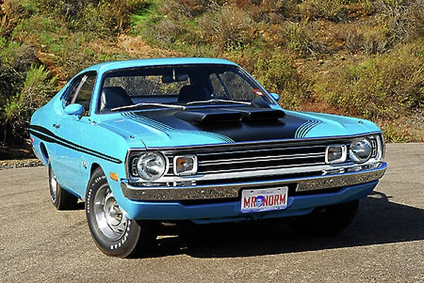 Dodge Mr. Norms Dart Demon 340 (Supercharged) 1972 Blue black stripes