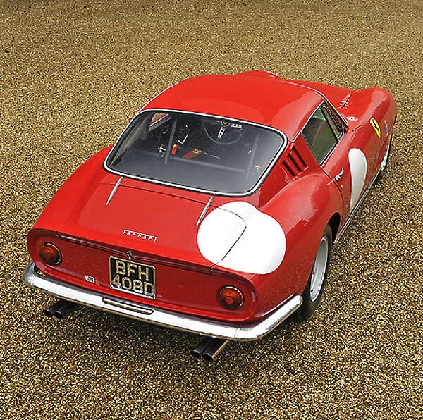 Ferrari 275 GTB, 1966, Red, & white