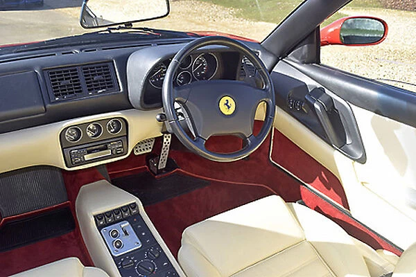 Ferrari 355 F1 Spider, 1998, Red, cream interior