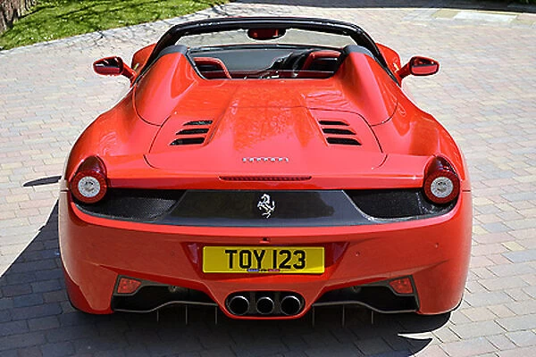 Ferrari 458 Spider, 2012, Red