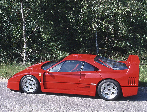Ferrari F40, 1988, Red