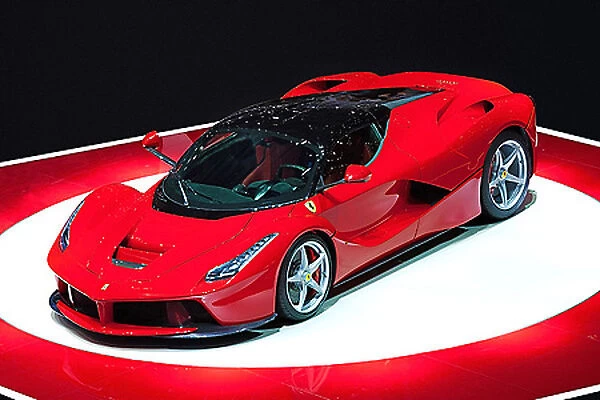 Ferrari LaFerrari (at Geneva Motor Show, March 2013), 2013, Red