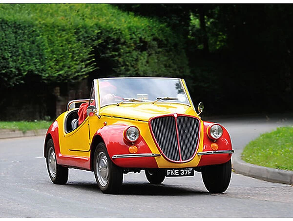 Fiat 500 Gamine Vignale 1968 Yellow & red