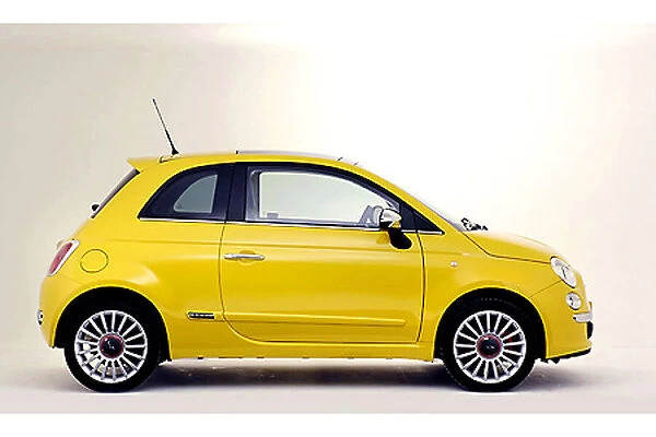 Fiat 500 (studio) 2010 Yellow
