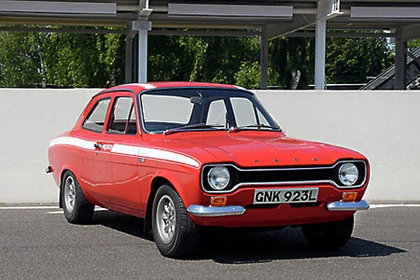 Ford Escort Mexico (1600cc) 1972 Red (flame) and white