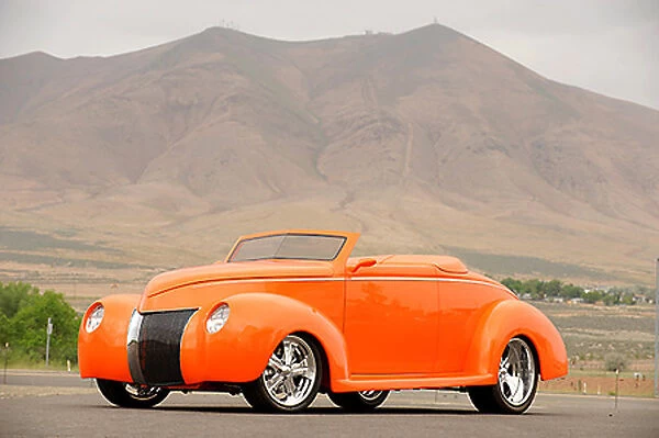 Ford (Hot Rod) Orange Crush Custom Roadster, 1939, Orange