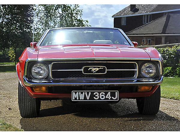 Ford Mustang Convertible, 1971, Red
