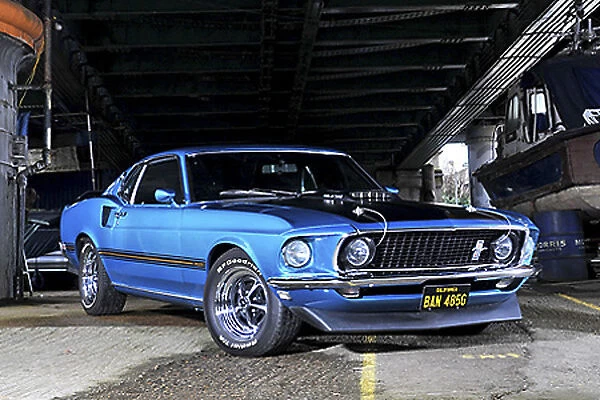 Ford Mustang Mach 1 1969 Blue