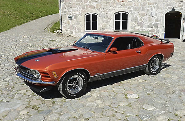 Ford Mustang Mach 1 1969 Orange & black