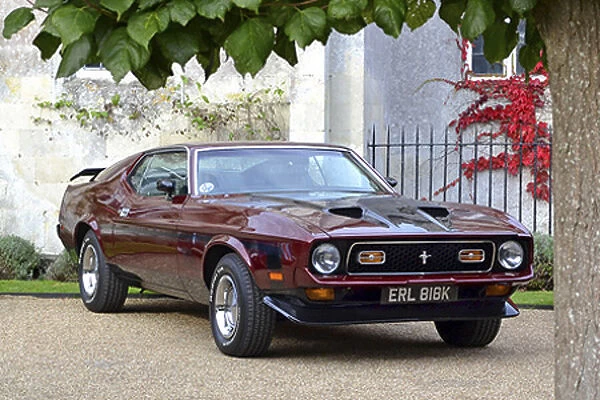 Ford Mustang Mach 1 1971 Red & black & black