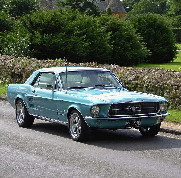 Ford Mustang Notchback 1967 Blue metallic