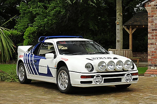 Ford RS200, 1989, White, & blue