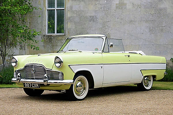 Ford Zephyr 2.5-litre convertible 1961 Yellow and white