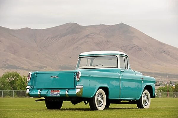 GMC V8 Pickup Series 101 (ex-Steve McQueen), 1958, Blue, & white