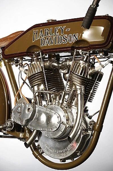 Harley Davidson V-Twin Racer, 1921, Brown
