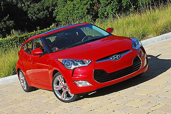 Hyundai Veloster 2012 red