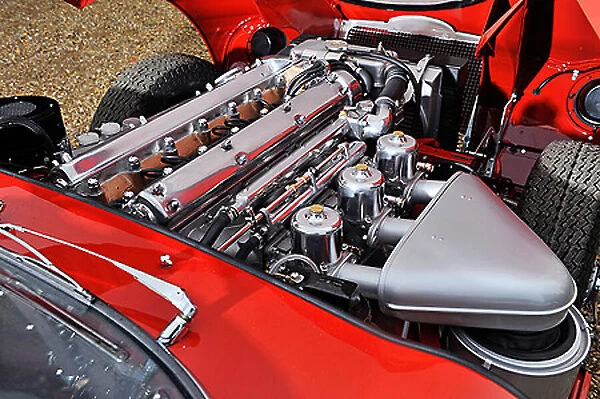 Jaguar E-Type 3. 8-litre Series 1 Roadster 1961 Red