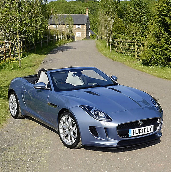 Jaguar F-Type, 2013, Blue, light, metallic