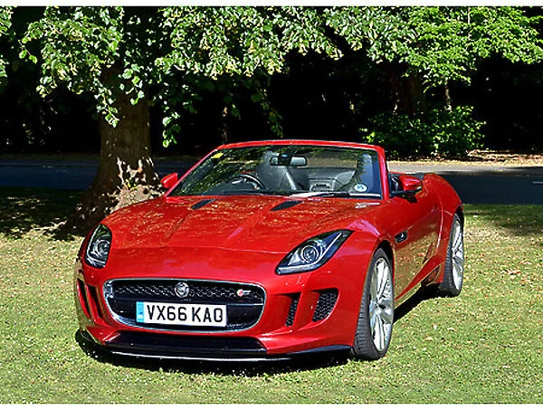 Jaguar F-Type V6s Convertible 2013 Red metallic