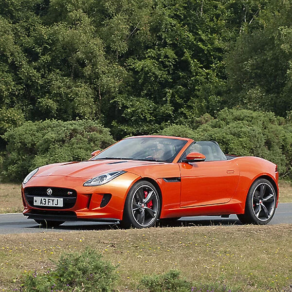 Jaguar F-Type V6s Convertible 2014 Orange metallic