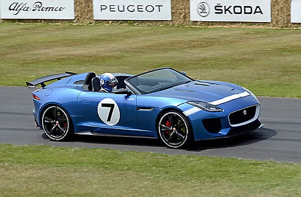 Jaguar Project 7, 2013, Blue, & white