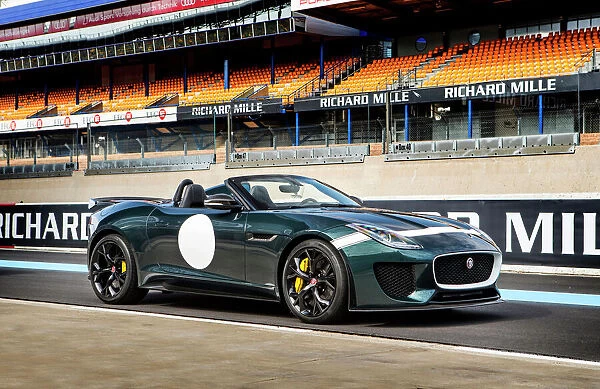 Jaguar Project 7 (ltd edition F-Type Speedster), 2014, Green, & white
