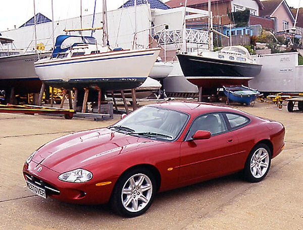 Jaguar XK8, 1998, Red, dark