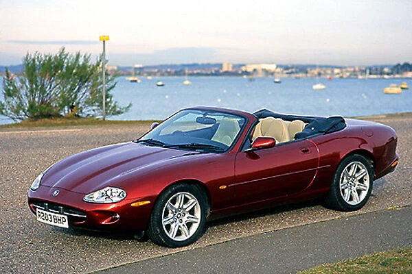 Jaguar XK8 (convertible), 1998, Red, dark