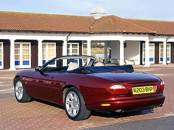 Jaguar XK8 (convertible), 1998, Red, dark