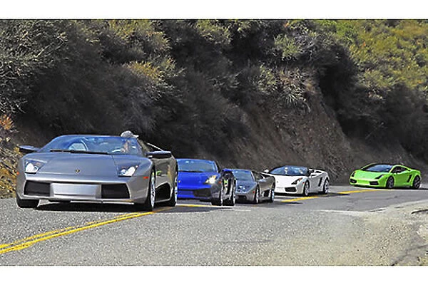 Lamborghini Club in California out on the