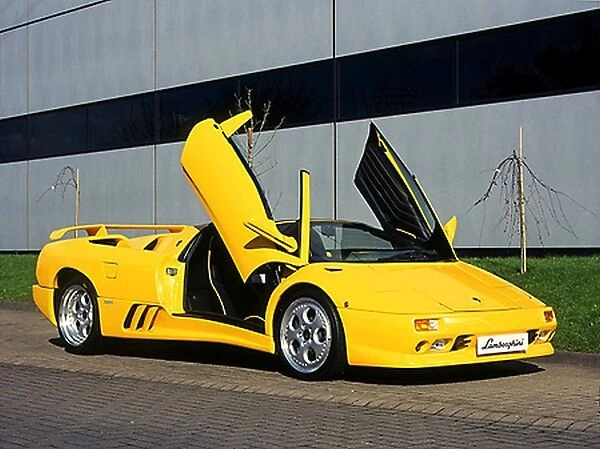 Lamborghini Diablo Roadster, 1998, Yellow