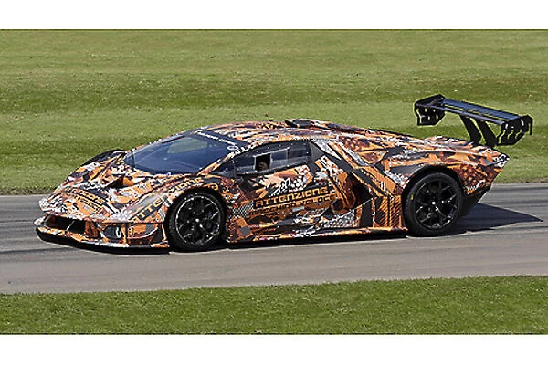 Lamborghini Essenza SCV12 racecar (at G wood FOS 2021) 2021 Orange camouflage