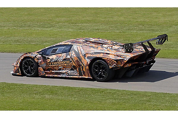 Lamborghini Essenza SCV12 racecar (at G wood FOS 2021) 2021 Orange camouflage