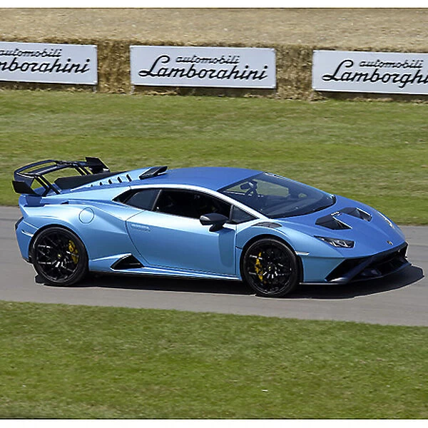 Lamborghini Huracan STO (at G wood FOS 2021) 2021 Blue metallic, light