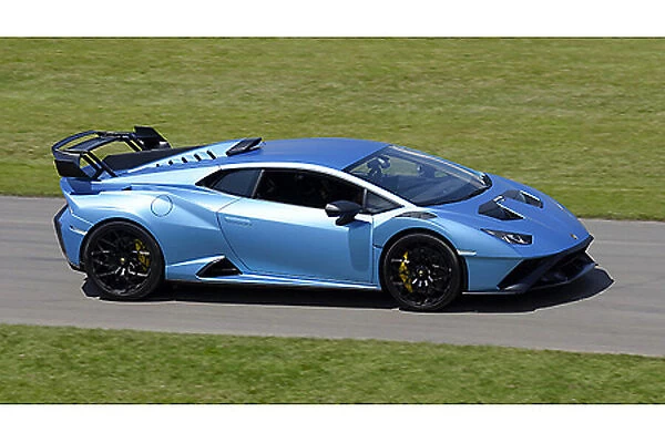 Lamborghini Huracan STO (at G wood FOS 2021) 2021 Blue metallic, light