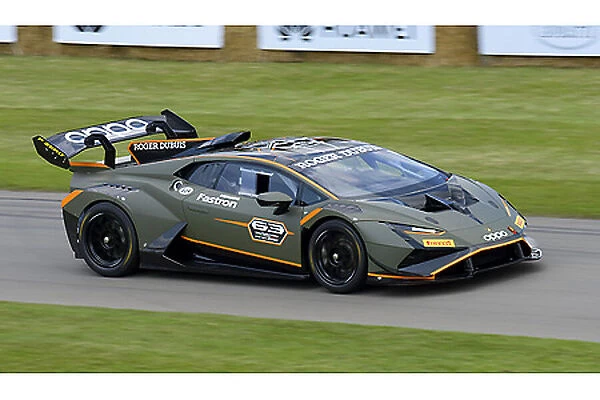 Lamborghini Huracan Super Trofeo Evo 2 racecar (at G wood FOS 2021) 2021 Green khaki