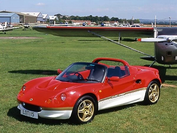 Lotus Elise Sprint (Type 49), 1997, Red, white  /  gold