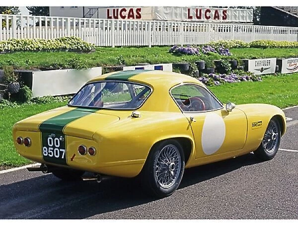 Lotus Elite, 1960, Yellow, green stripe