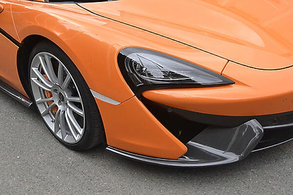 McLaren 570S, 2015, Orange, & black