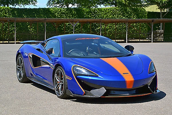 McLaren 570S 2016 Blue & orange