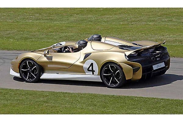 McLaren Elva (at G wood FOS 2021) 2021 Gold & white