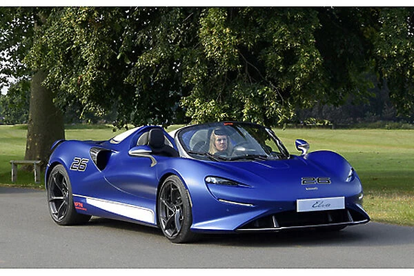 McLaren Elva (with windscreen, new for 2021) 2021 Blue satin, & white