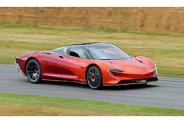 McLaren (FOS 2022) Speedtail, hybrid (ltd edition of 106) 2021 Orange and red