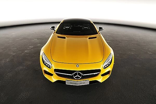 Mercedes Benz AMG GT, 2014, Yellow