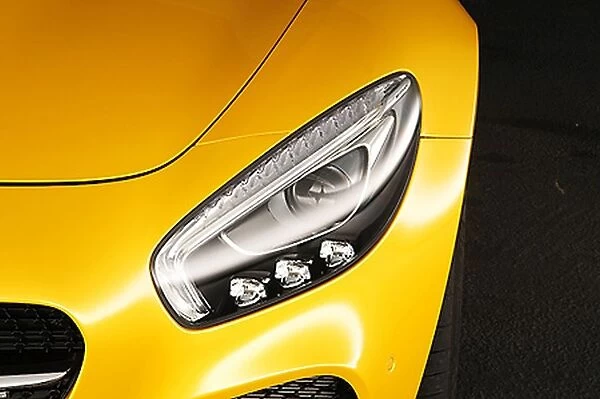 Mercedes Benz AMG GT, 2014, Yellow